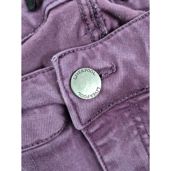 Liverpool Los Angeles Skinny Jeans Jeggings Mauve Purple Sz 16 - Picture 6 of 7